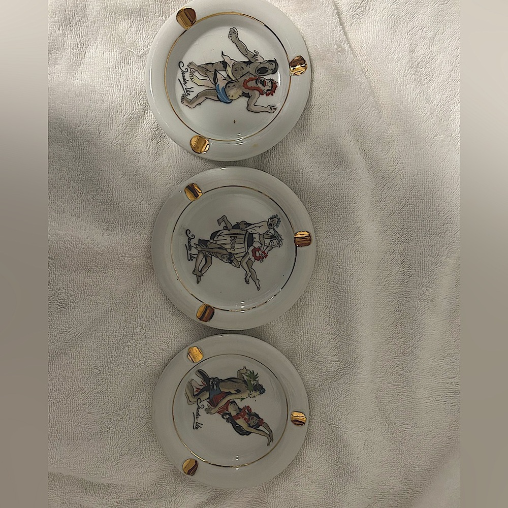 Vintage Trader Vic ashtrays ca 1960’s